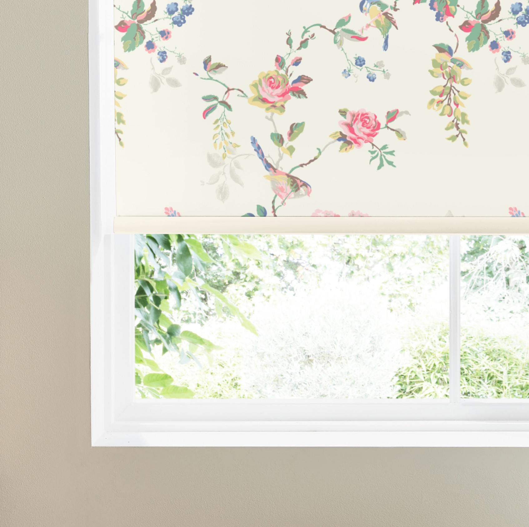Cath Kidston Birds and Roses Dimout Roller Blind