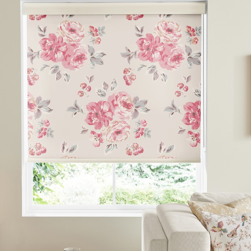 Cath Kidston Brampton Bunch Raspberry Dimout Roller Blind