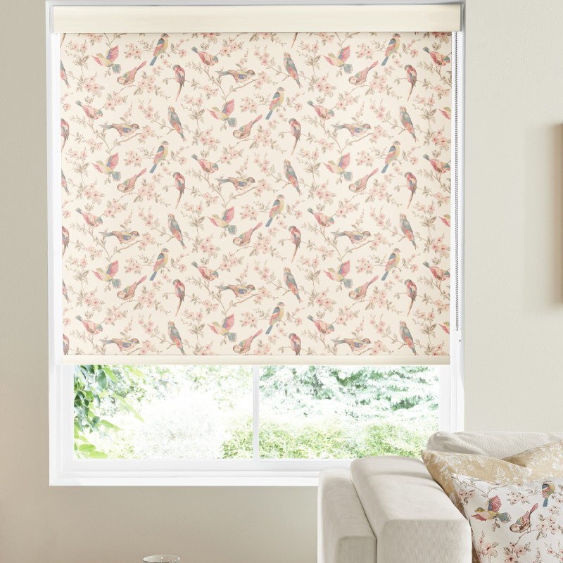 Cath Kidston British Birds Pastel Dimout Roller Blind