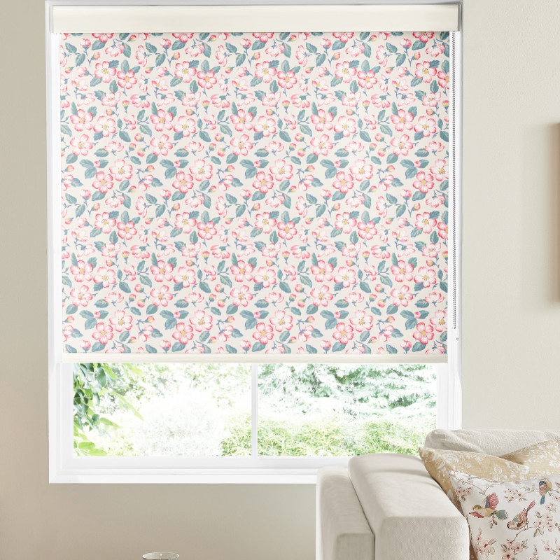 Cath Kidston Climbing Blossom Blush Dimout Roller Blind