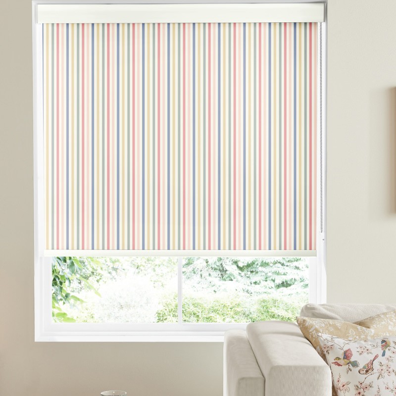 Cath Kidston Mid Stripe Chalk Blackout Roller Blind