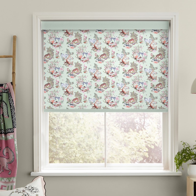 Cath Kidston Magical Kingdom Mint Dimout Roller Blind