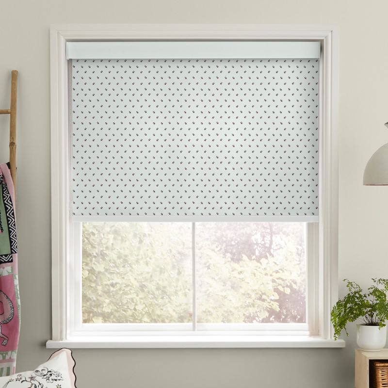 Cath Kidston Rose Bud Mint Dimout Roller Blind