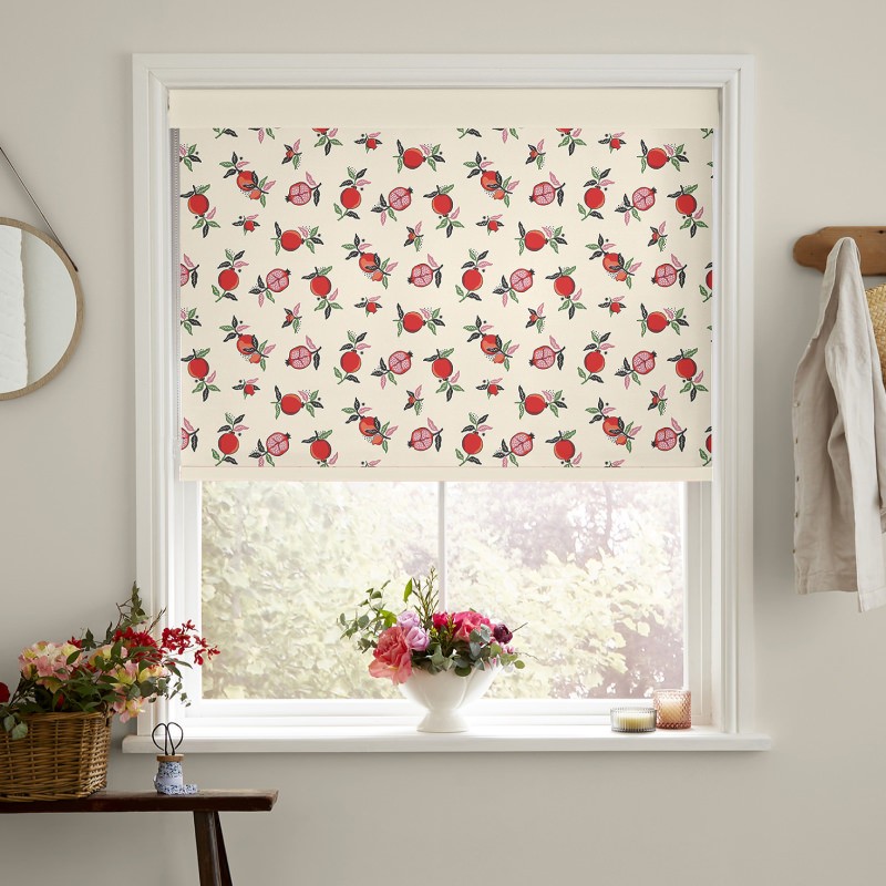 Cath Kidston Pomegranate Orange Blackout Roller Blind
