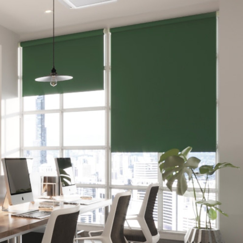 Commercial FR Dimout Lawn Premium XL Roller Blind