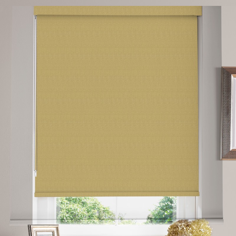 Lima Mustard Roller Blind