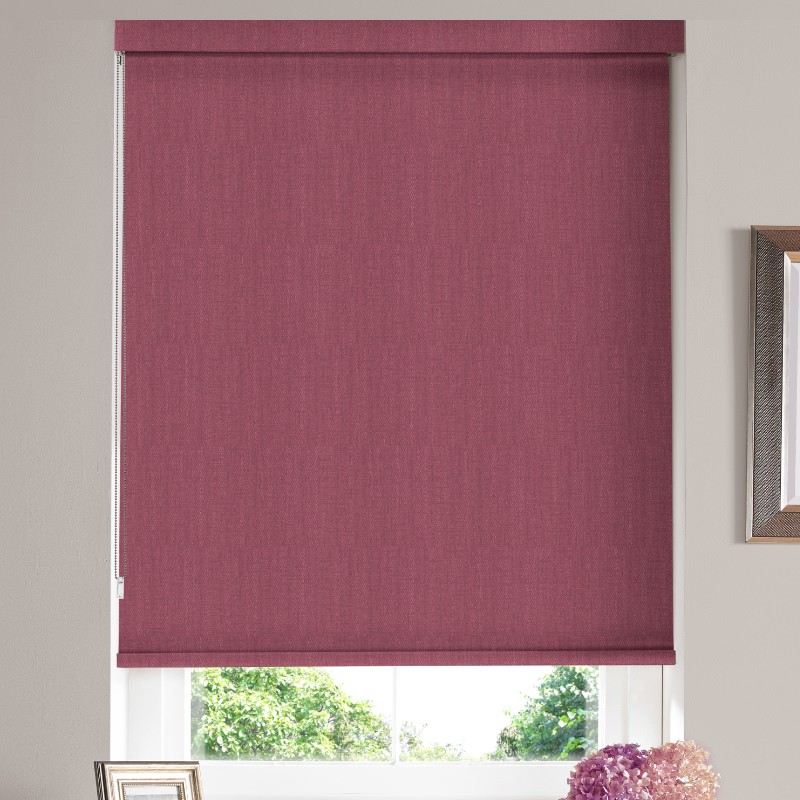 Lima Raspberry Blackout Roller Blind