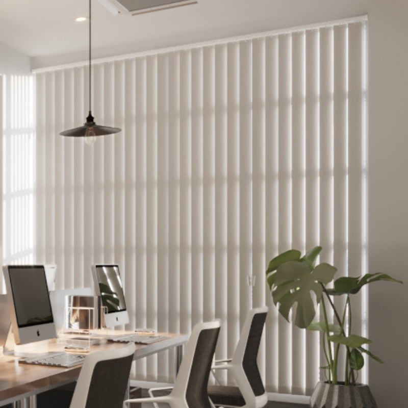 Commercial FR Linen Dimout Vertical Blind