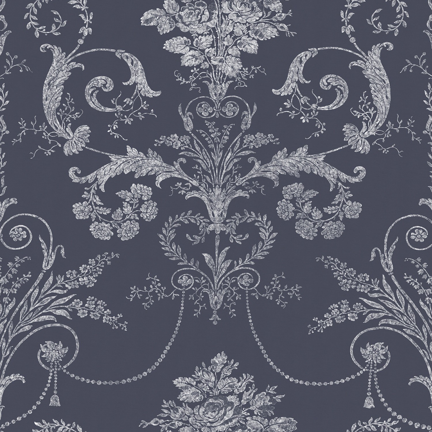 Laura Ashley Josette Midnight Roman Blind
