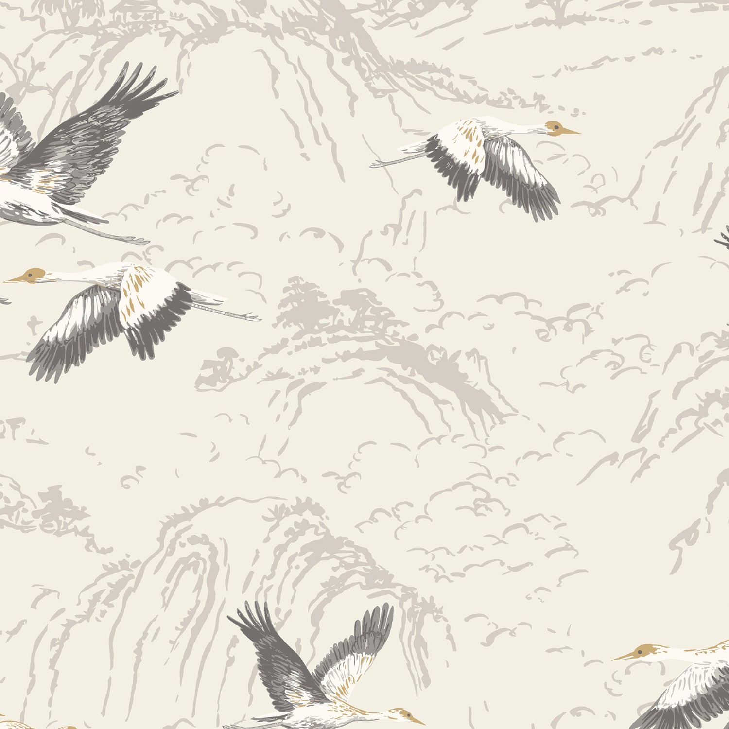 Laura Ashley Animalia Silver Roman Blind