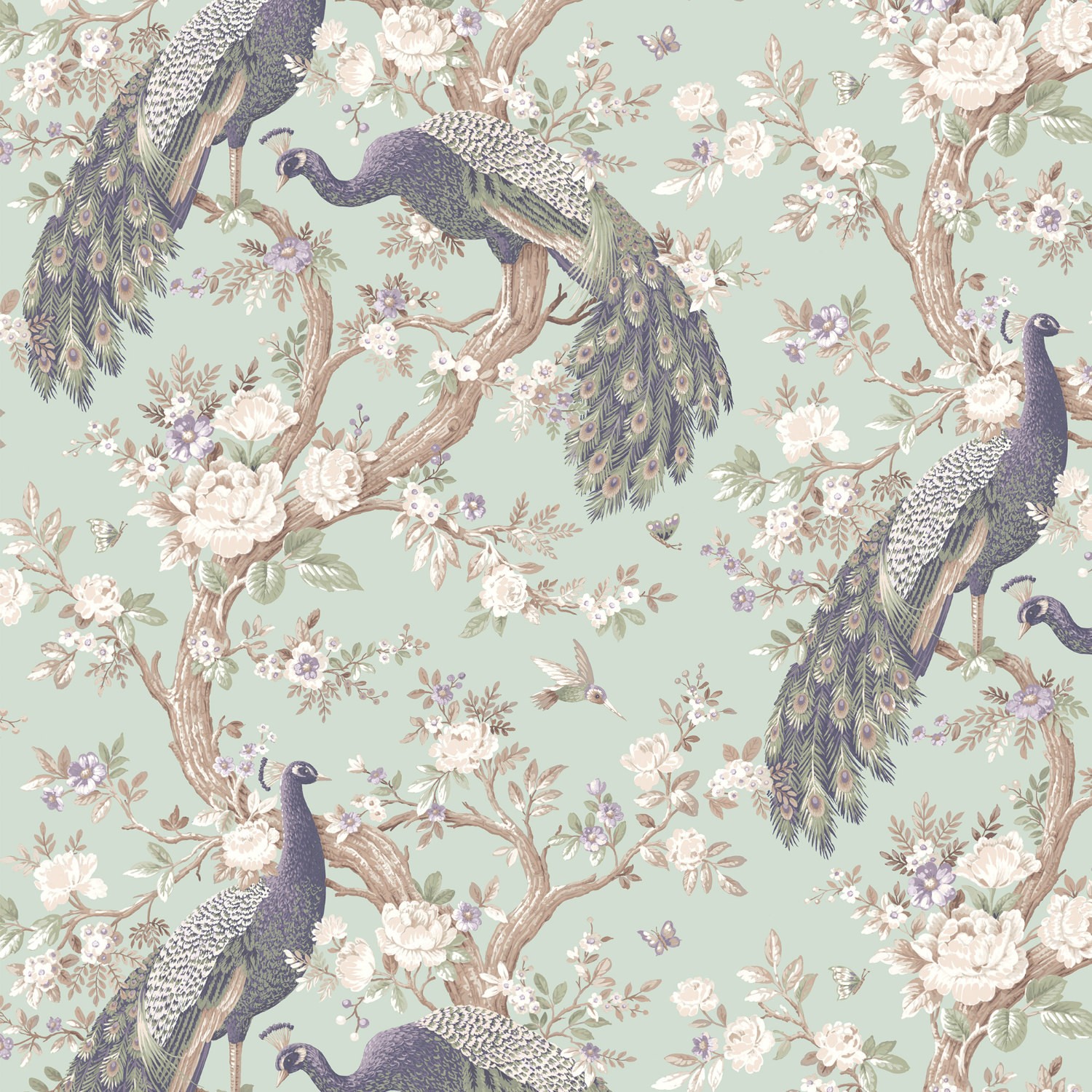 Laura Ashley Belvedere Duck Egg Roman Blind