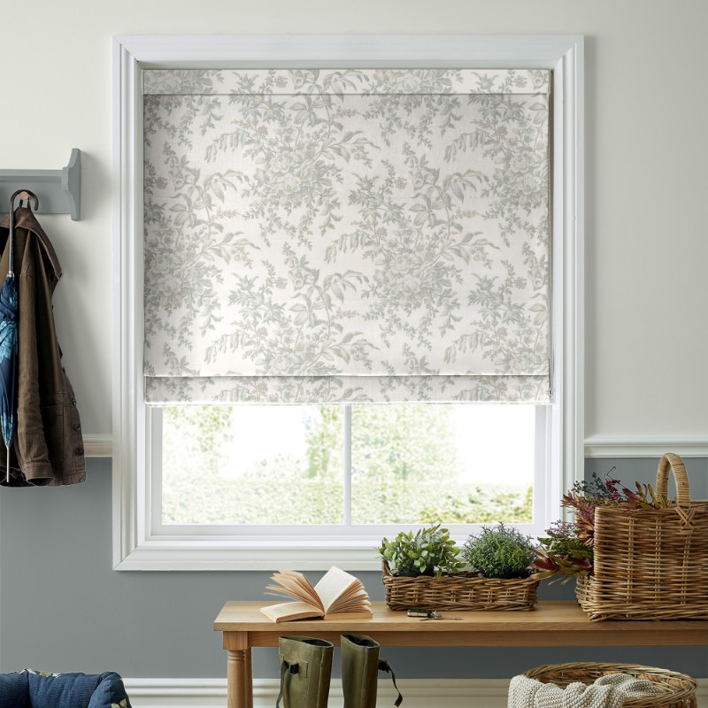 Laura Ashley Picardie Fennel Roman Blind