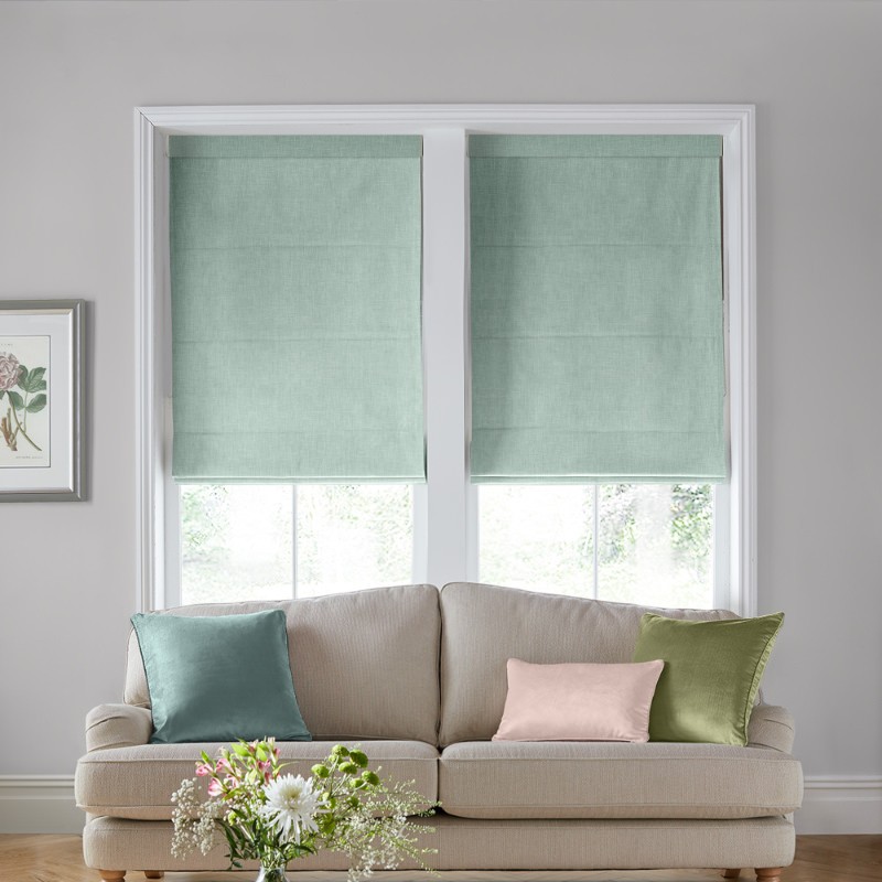 Laura Ashley Easton Duck Egg Roman Blind