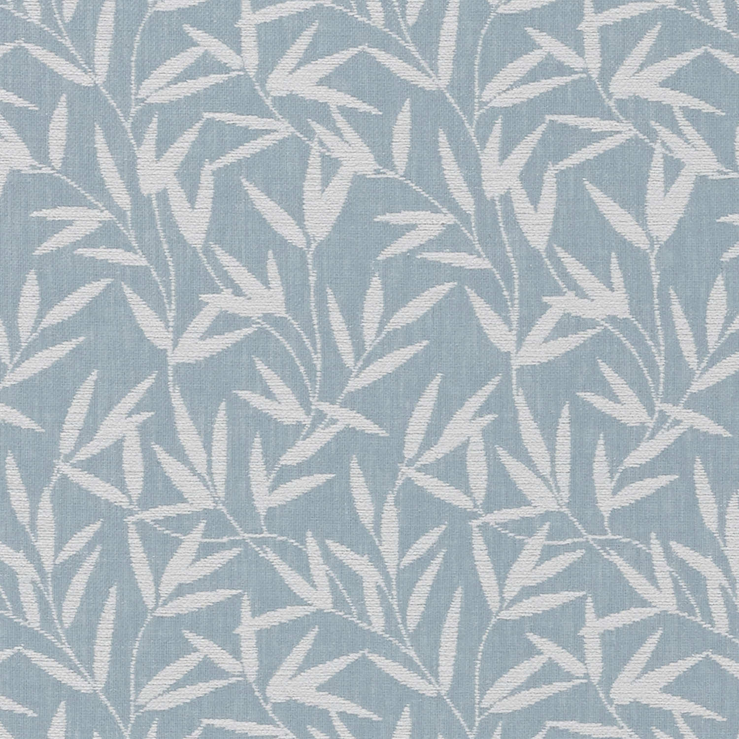 Laura Ashley Willow Leaf Chenille Pale Seaspray Roman Blind