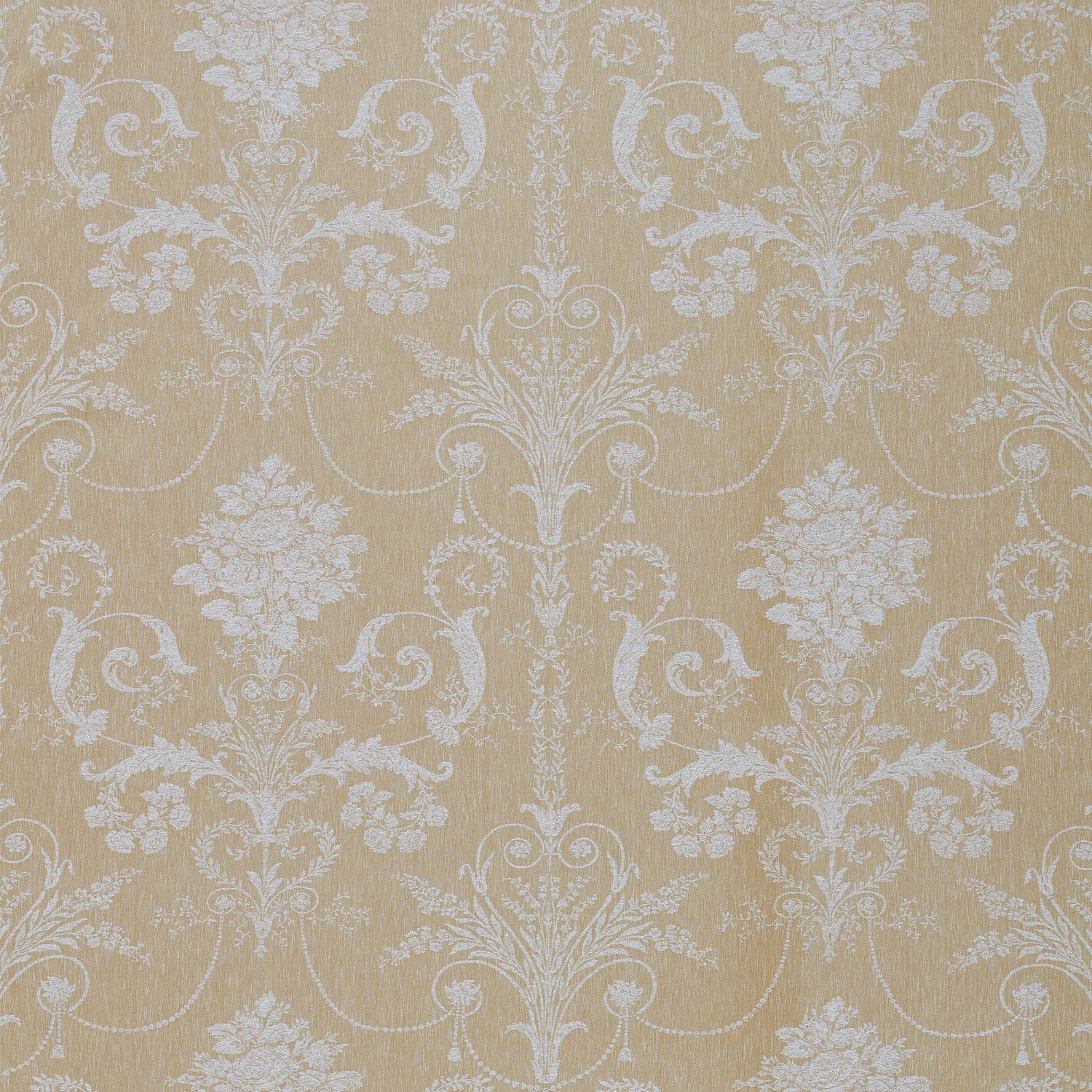 Laura Ashley Josette Woven Gold Roman Blind