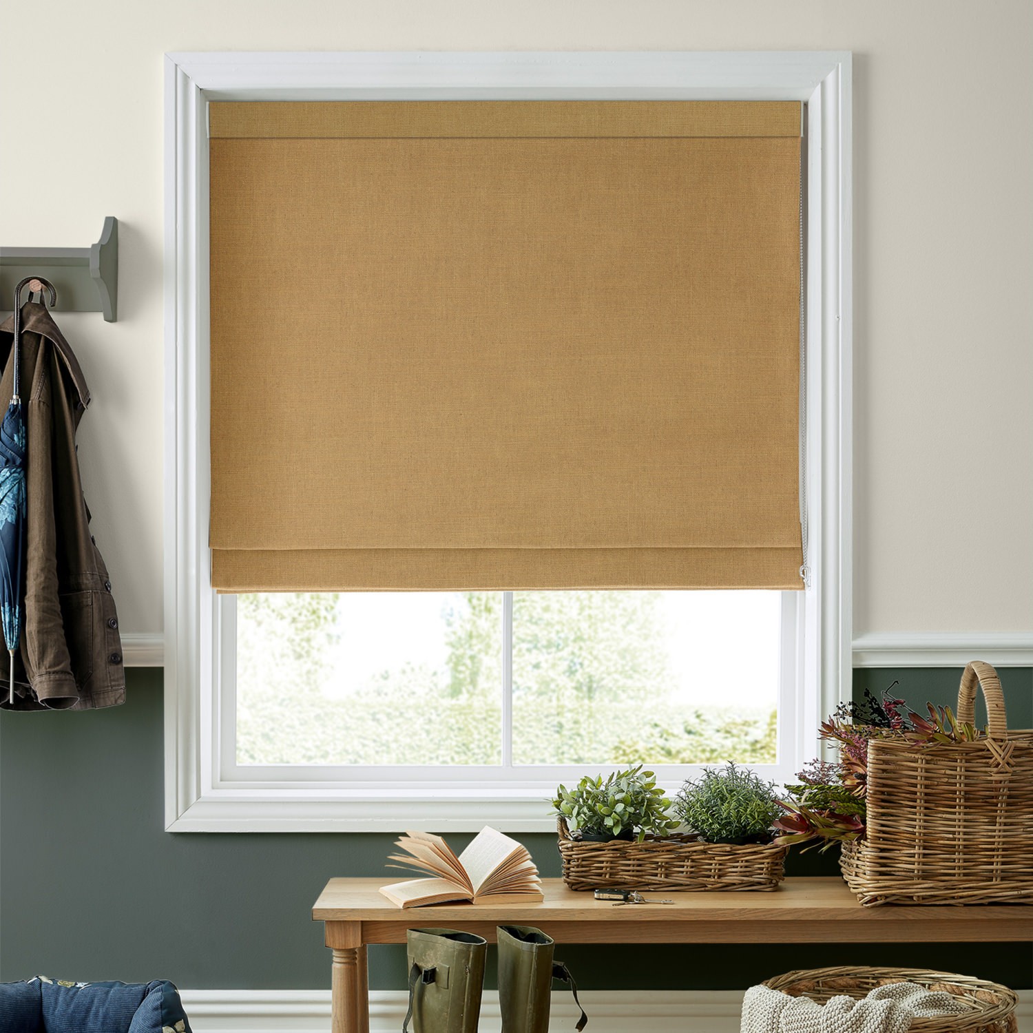 Laura Ashley Swanson Amber Roman Blind