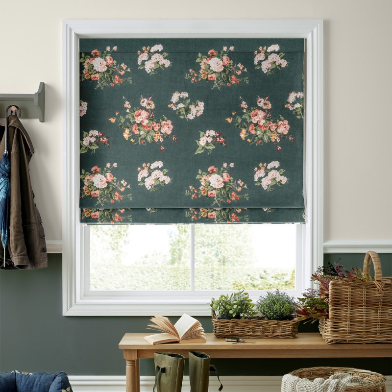 Laura Ashley Rosemore Fern Roman Blind