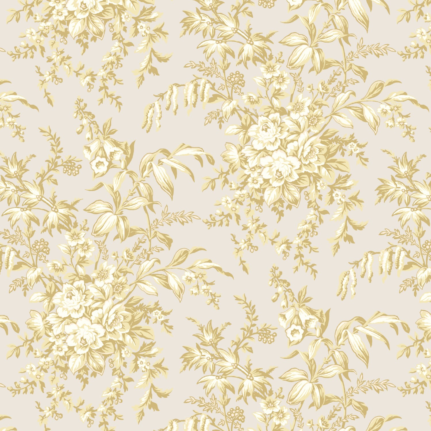 Laura Ashley Picardie Gold Roman Blind