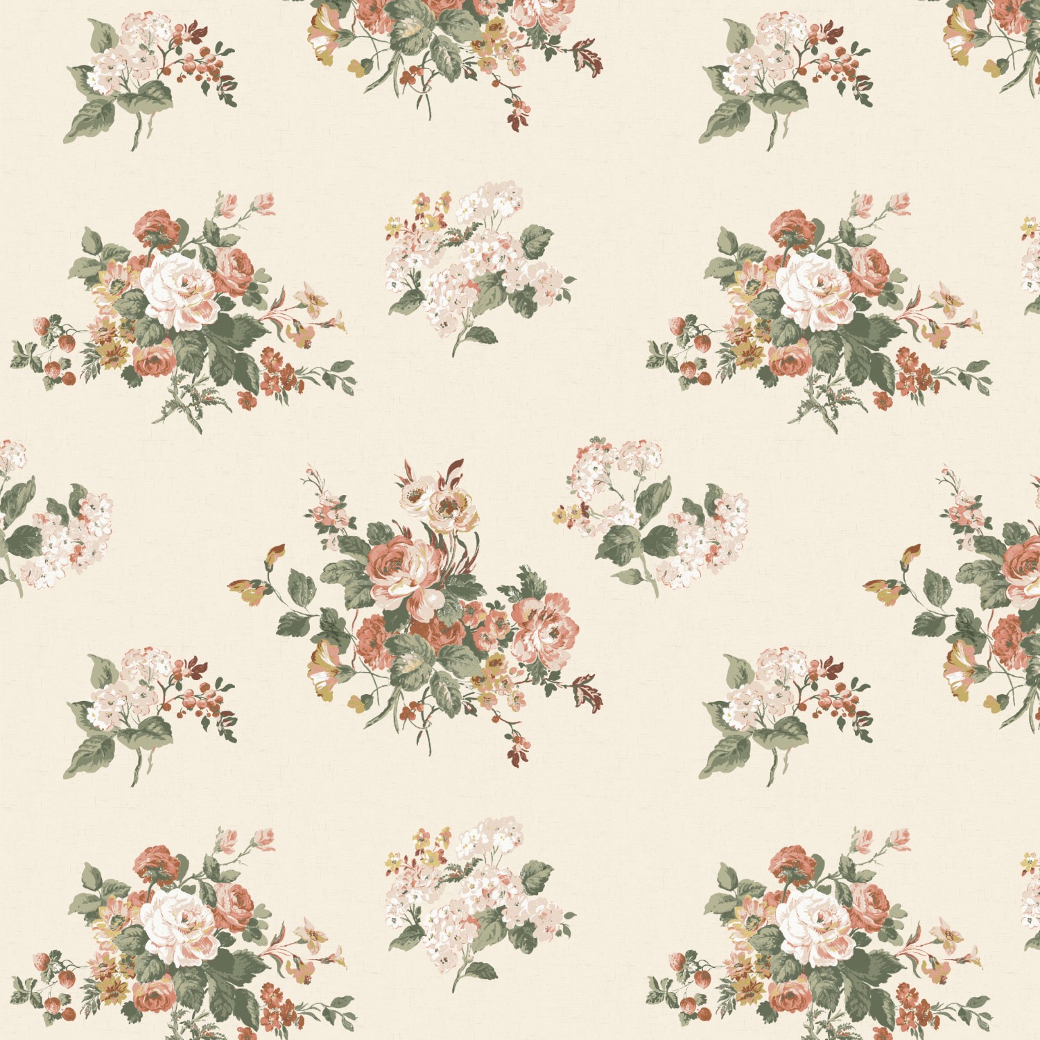 Laura Ashley Rosemore Natural Dimout Roller Blind