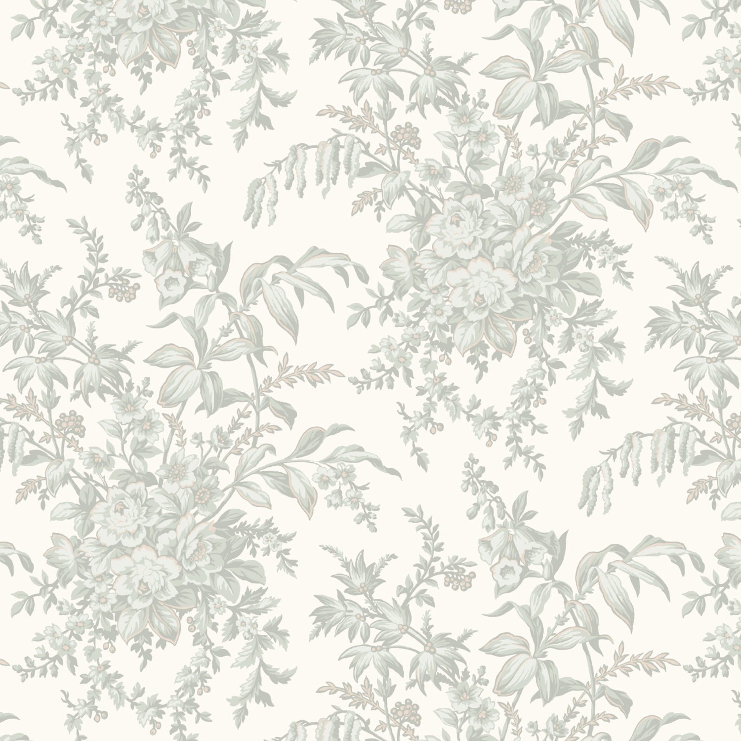 Laura Ashley Picardie Fennel Dimout Roller Blind