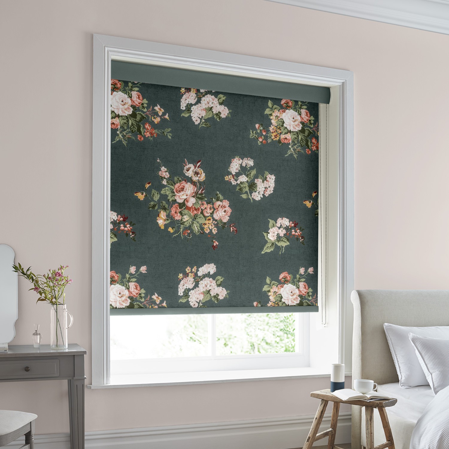 Laura Ashley Rosemore Fern Blackout Roller Blind