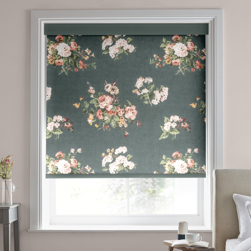 Laura Ashley Rosemore Fern Dimout Roller Blind