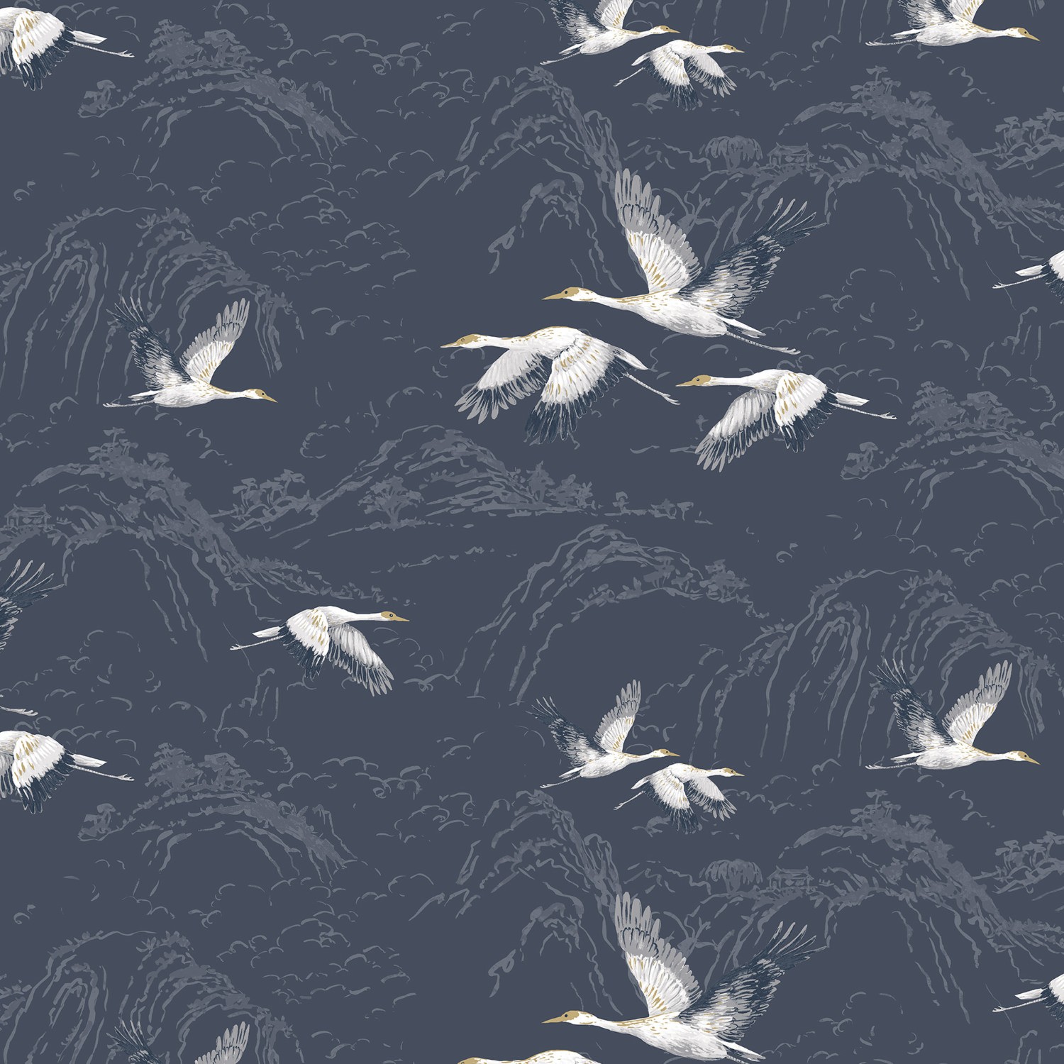 Laura Ashley Animalia Midnight Blackout Roller Blind