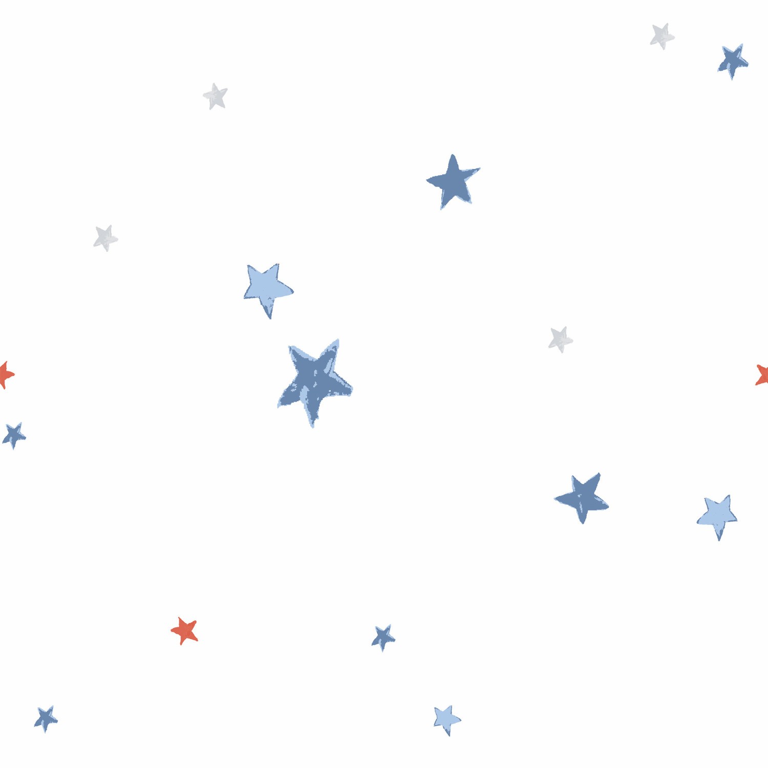 Laura Ashley Painterly Stars Multi Dimout Roller Blind