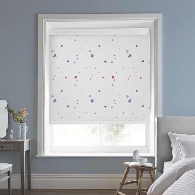 Laura Ashley Painterly Stars Multi Dimout Roller Blind