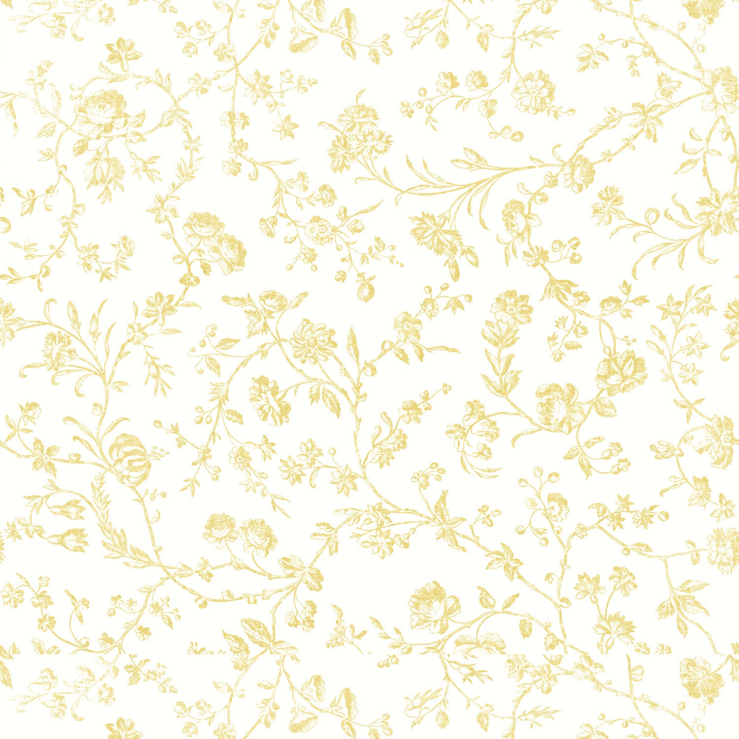 Laura Ashley Aria Ochre Dimout Roller Blind