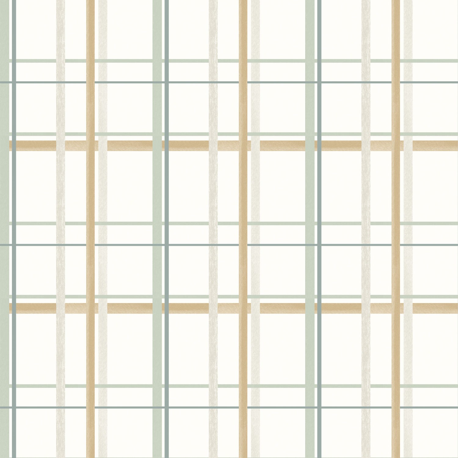 Laura Ashley Burford Check Ochre Dimout Roller Blind