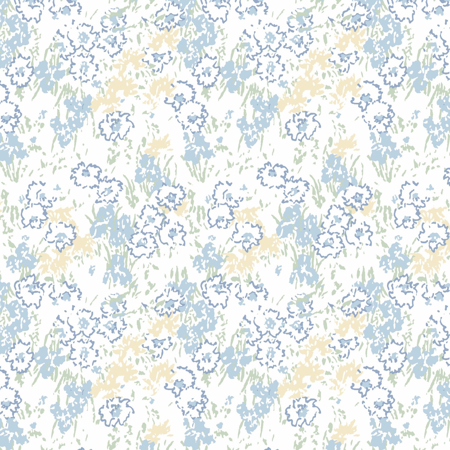 Laura Ashley Conwy Blue Sky Dimout Roller Blind