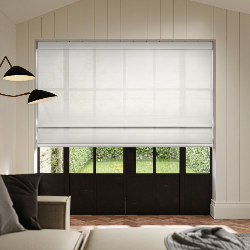 Carraig Ice Sheer Roman Blind