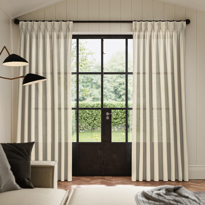 Carraig Wheat Sheer Curtain
