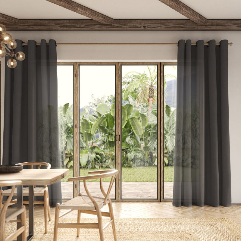 Cillian Bark Light Filtering Curtain