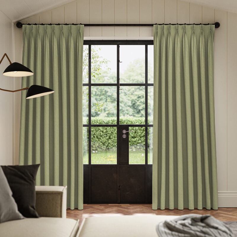 Clara Apple Plain Curtain