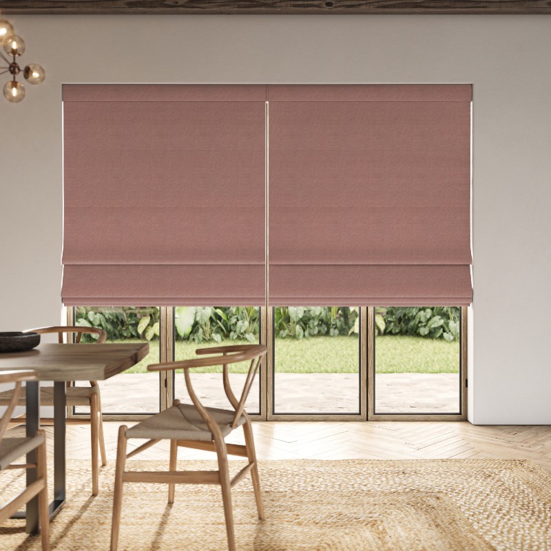 Clara Blossom Plain Roman Blind