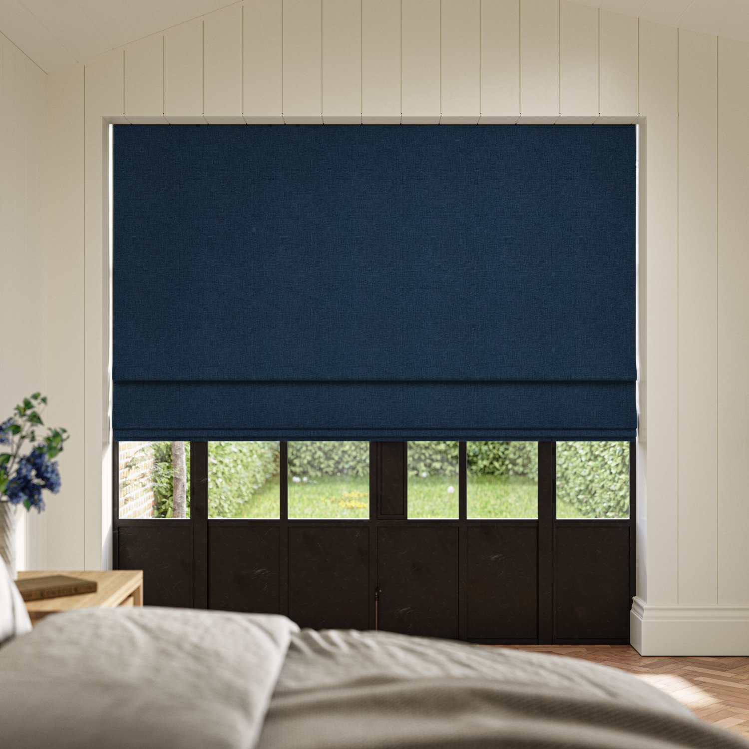 clara ink plain roman blind