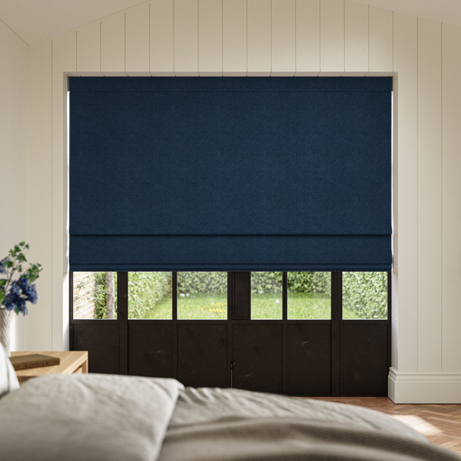 clara ink plain roman blind