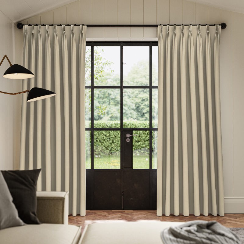 Clara Linen Plain Curtain