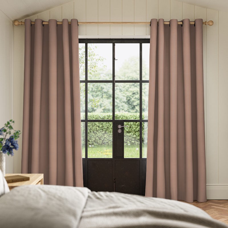 Collier Latte Dim Out Curtain