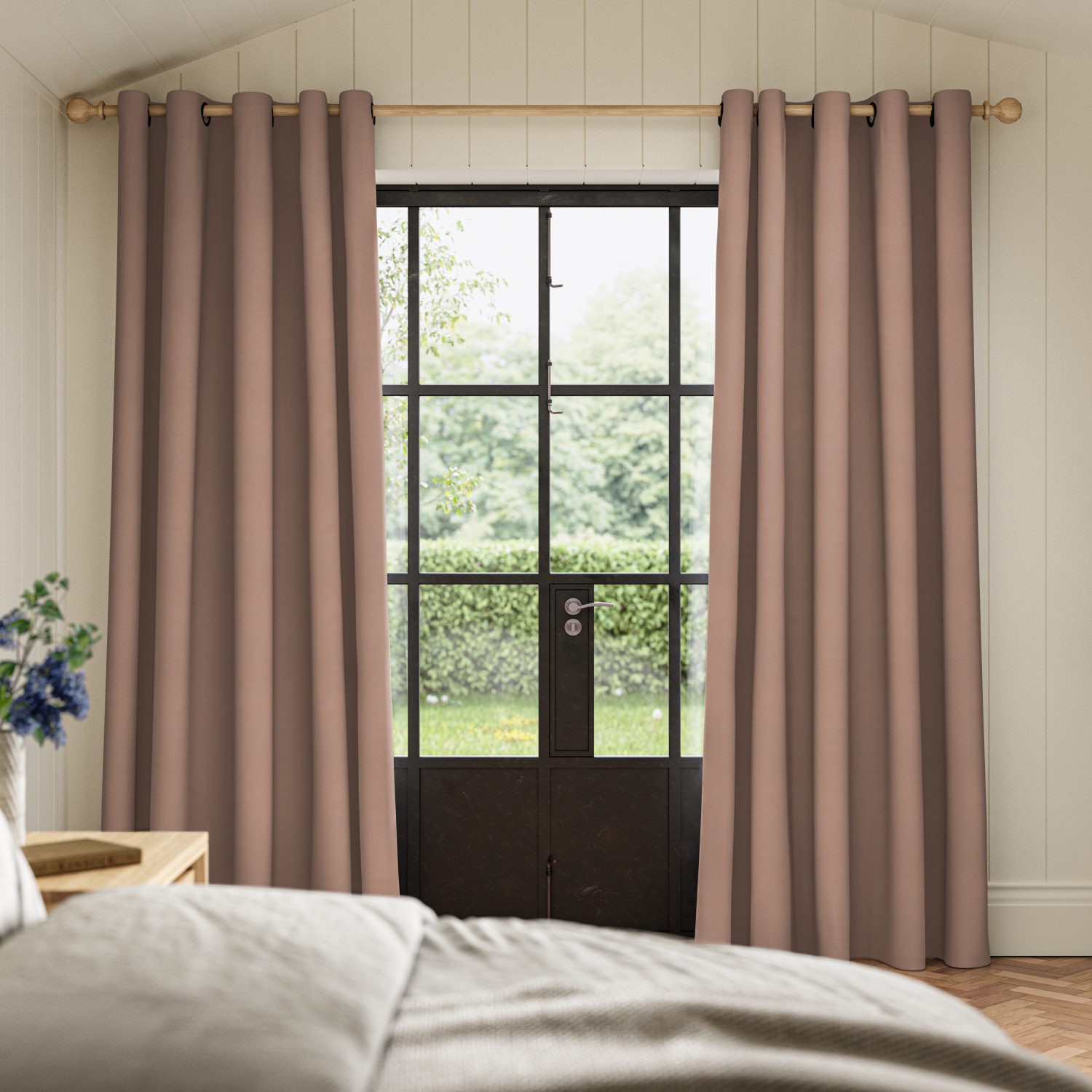 collier latte dim out curtain
