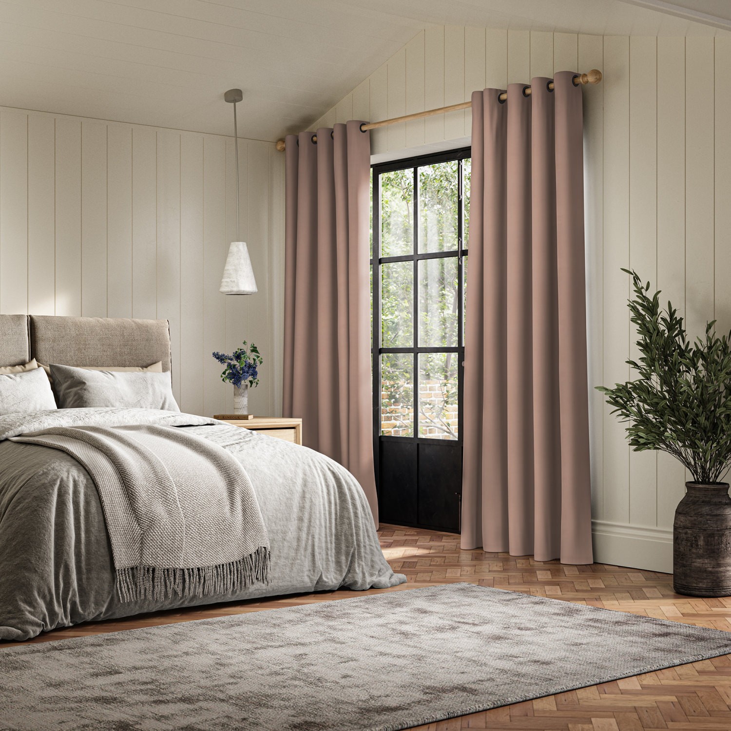 collier latte dim out curtain