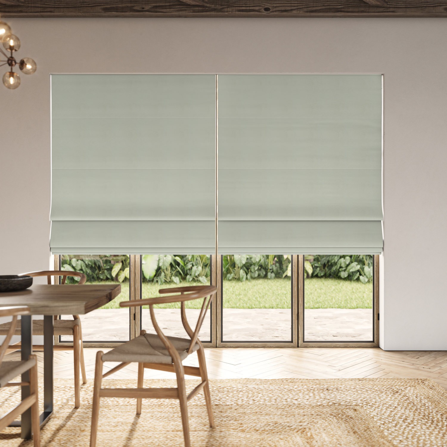collier mint dim out roman blind
