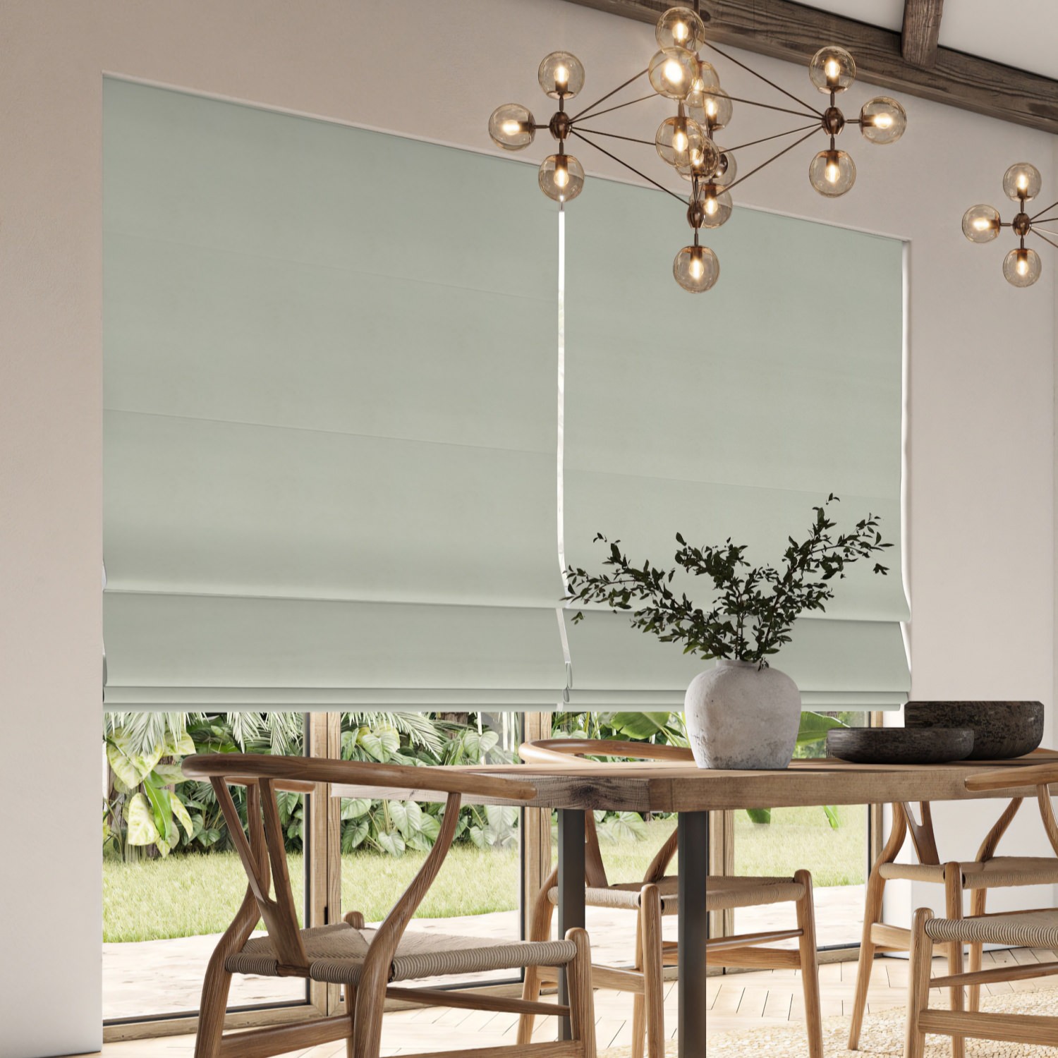 collier mint dim out roman blind