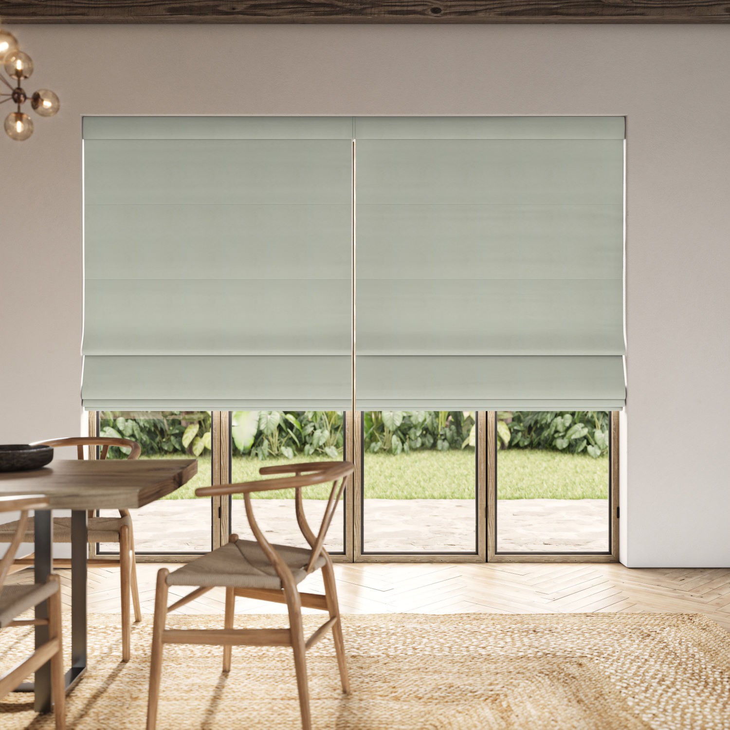 collier mint dim out roman blind