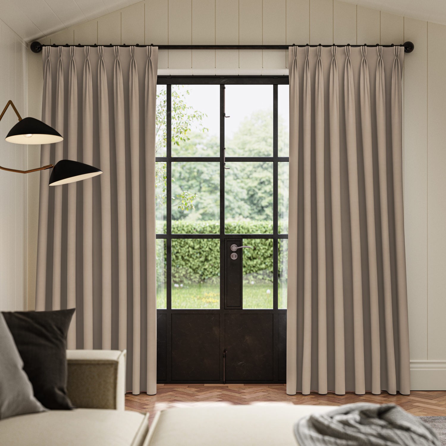 collier nougat dim out curtain