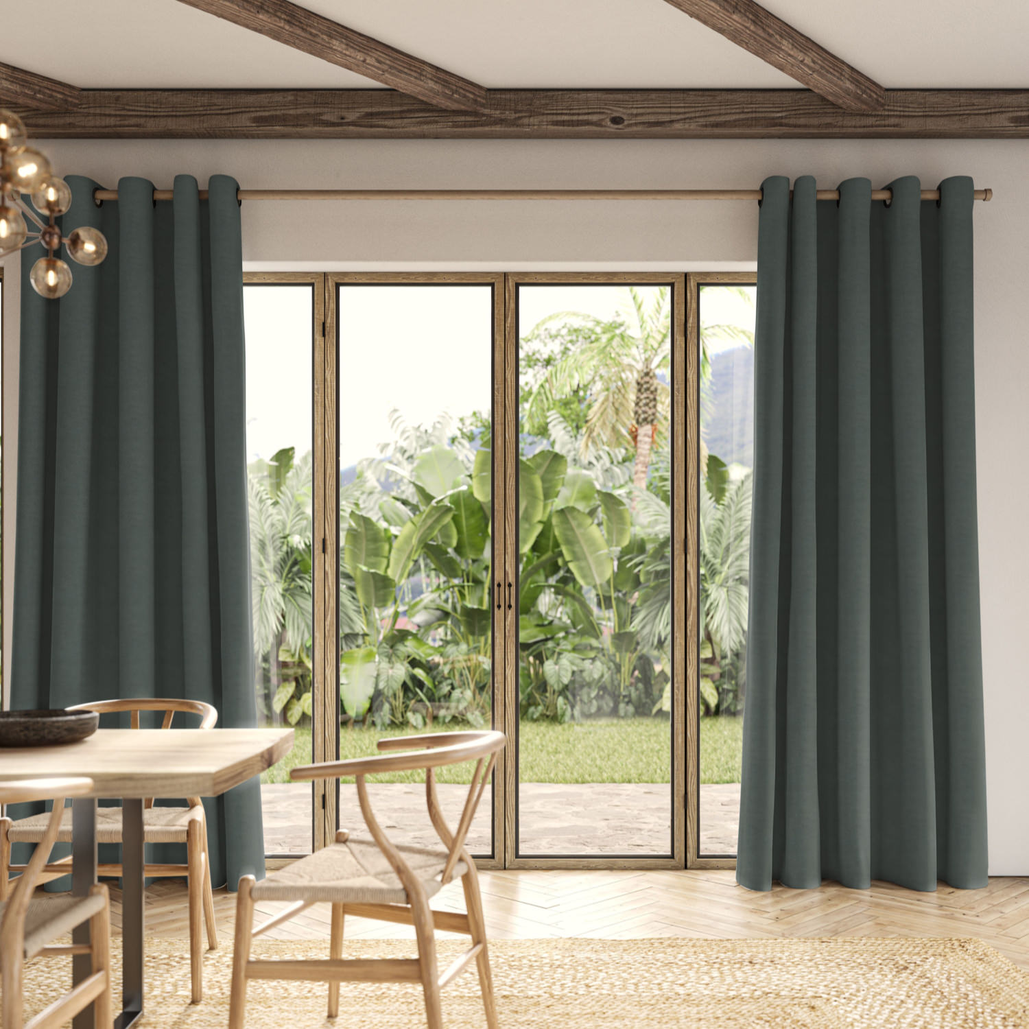 collier pine dim out curtain