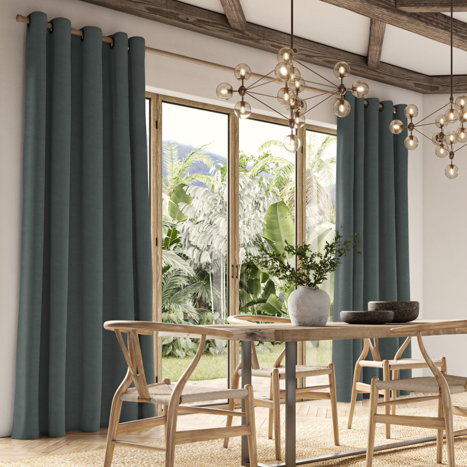 collier pine dim out curtain