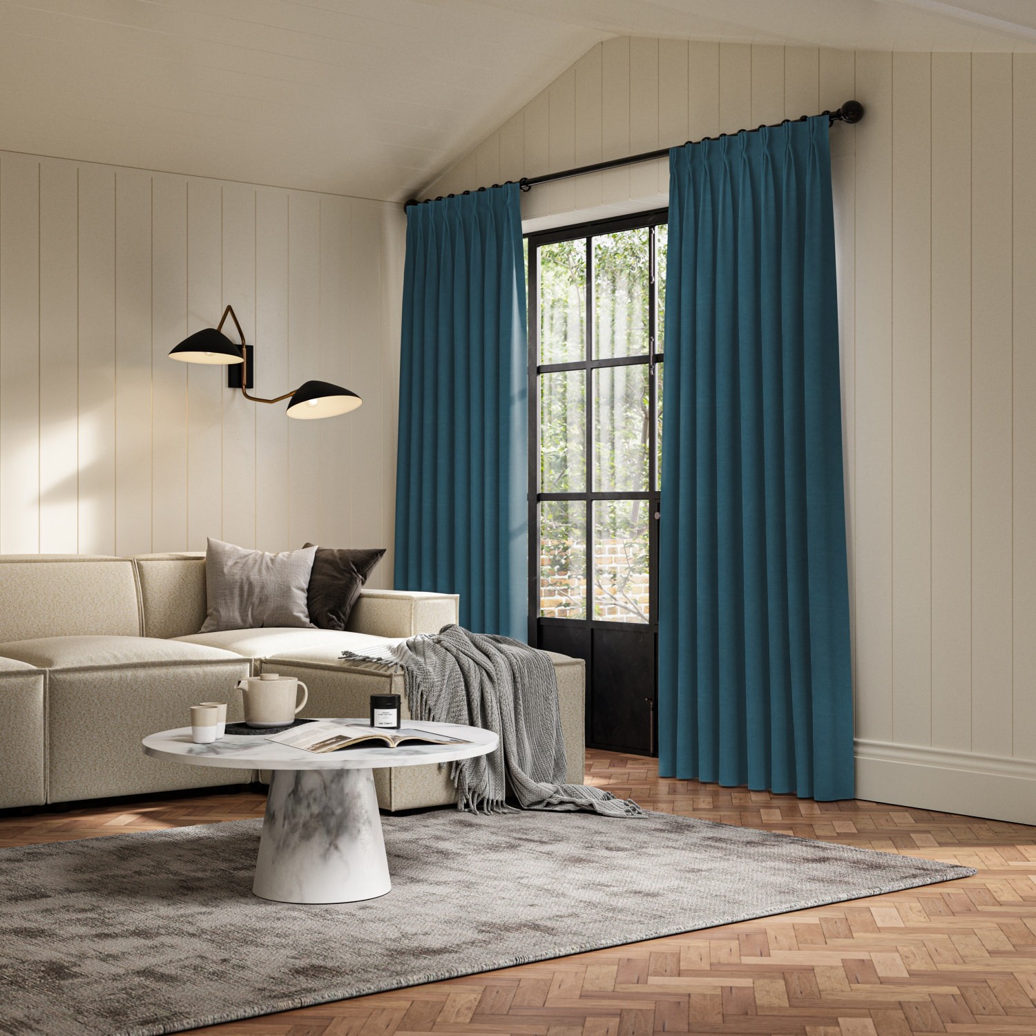 downey peacock dim out curtain